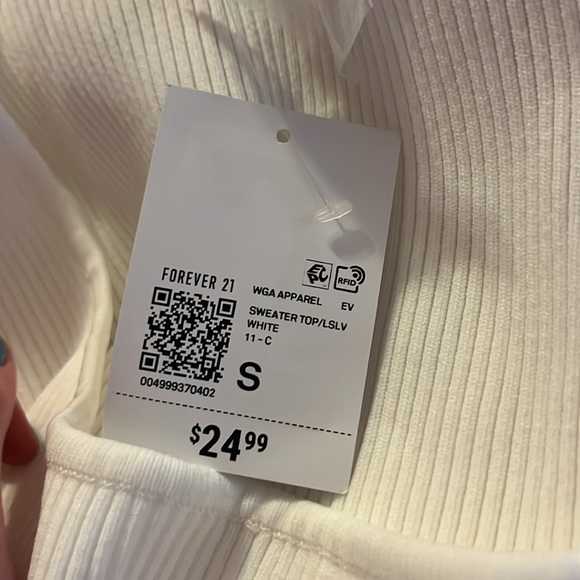 White Ribbed Shirt - Picture 3 of 3